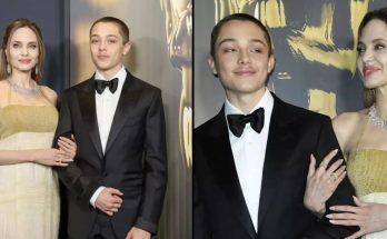 Angelina Jolie and Brad Pitt's rarely seen son makes first red carpet appearance in years