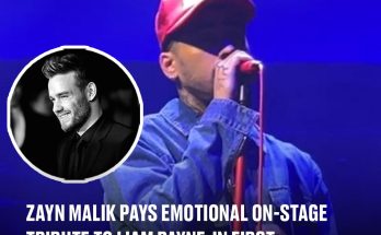 Zayn Malik pays emotional on-stage tribute to Liam Payne in first performance since death