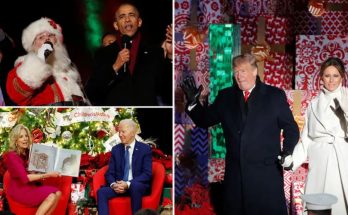 Each president has developed Christmas traditions of his own