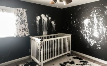 I Returned Home after Giving Birth to Find My Baby's Room Destroyed and Repainted Black