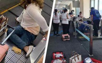 Woman had leg amputated at airport after it became trapped in travelator