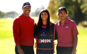 Tiger Woods' Daughter, Sam, 17, Joins Her Dad and Brother Charlie as a Caddie at the PNC Championship – Photos