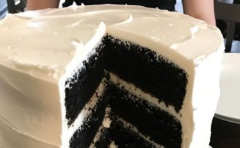 We Cut the Cake at Our Gender-Reveal Party, and It Turned Out Black – My MIL, Dressed in Black, Stood Aside and Cried