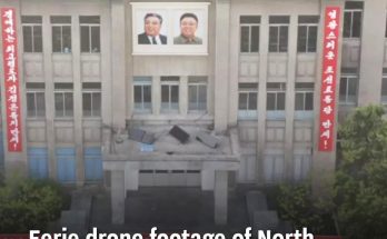 Eerie drone footage of North Korea has viewers in agreement about one thing after man flies it in from China