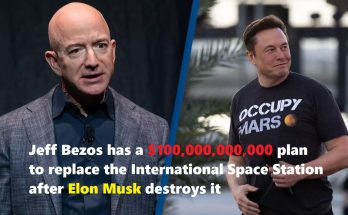 Jeff Bezos has a $100,000,000,000 plan to replace the International Space Station after Elon Musk destroys it